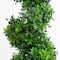 3ft. UV-Resistant Boxwood Spiral Topiary Artificial Tree in Decorative Planter